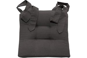 ‎JEMIDI JEMIDI Stuhlkissen Sitzpolster 42x46x7cm - Indoor Outdoor Sitzkissen extra dick - Sitzauflage mit Schleifenband für Esszimmer Stuhl Gartenstuhl
