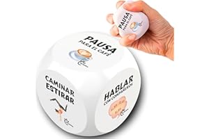 EQUIK PRODUCTS Cubo antiestrés | Dado, antiestrés para Adultos | Regalo compañero Trabajo, Regalo Oficina, Regalo Estudiante | Reducir, aliviar estrés y ansiedad | Pelota antiestrés