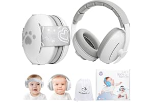 GOTFUN Baby Headphones, Baby Ear Defenders, Noise Cancelling Earmuffs, Soft Cushion Ear Protectors for Babies and Toddlers