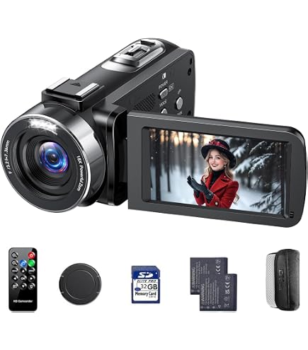 JVC GZ-MG361 Slim HDD/Micro SD Hybrid Camcorder con Lente de