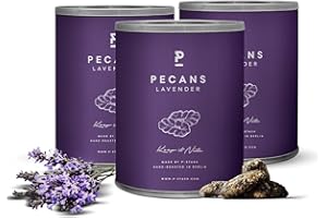 ‎P-STASH P-STASH Pekannuss Honig Lavendel, Edle Pekannüsse 3x50g, fettfreie Trommelröstung, Nussmischung mit einzigartigen Gewürzkombinationen, Premium Nuts made in Berlin