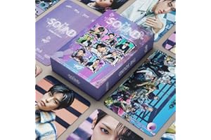 SAMSHINE Kpop Boy Group Stray Kids Photocards The Sound 55Pcs Stray Kids Merch Lomo Cards Stray Kids The Sound New Album Cards Kpop Album Stray Kids Birthday Cards for Fans Girls (SK-sound)