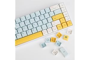 SOLIDEE 136 nasadek klawiszy śliczne nasadki klawiszy PBT profil XDA do przełączników Cherry Gateron MX klawiatura mechaniczna (płytka przestrzeń)