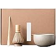 Matcha Set Includes Matcha Whisk, Bowl, Spoon and Whisk Holder Japanese Tea Set Manual Matcha Kit for Tea Lovers, Style1 Matcha Whisk Set Matcha Whisk and Bowl Matcha Sifter Matcha Kit