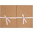 Papermania A6 Cards/Envelopes, Pack of 50, 300gsm, Kraft, A6, Card Making Set for Birthday Card, Thank You Cards, Valentines, Baby Shower, Wedding Card and More! Ideal for Home Crafting