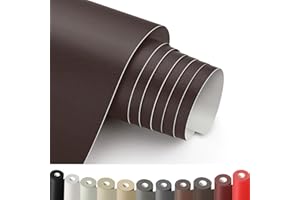 HOCOXW Patch de Réparation en Cuir Café, 30 x 100cm Simili Cuir Autocollant, Patch Cuir Auto-adhésif Rénovation Pour Canapé, Siège de Voiture, Meubles, Sacs à Main, Vestes, Chaises.