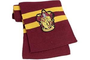 Funidelia | Gryffindor Scarf - Harry Potter for men and women Hogwarts, Wizards - Accessories for adults, fancy dress costumes & props for Halloween, carnival & parties - Red