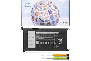 ANTIEE 42Wh YRDD6 Batteria per Dell Inspiron 7586 5482 5480 5481 5485 5491 5591 5593 3583 3310 2-in-1 3493 3582 3593 3793 5584 5493 5585 5594 5598 Vostro 3491 5481 5581 5490 5590 0YRDD6 VM732 1VX1H