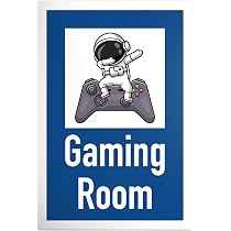 DankeDir! Gaming Zone – Targa in plastica 30 x 20 cm – Decorazione per ragazzi – Regalo di compleanno per adolescenti – Targhetta per porta camera studente idea regalo per sala giochi