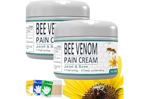 CAMIC Bee Venom Pain and Bone Healing Cream,Bienengift Gelenk- Und Knochen-Therapie-Creme,New Zealand Bee Venom Joint and Bone Therapy Cream,Advanced Bee Venom Gel Joint and Bone Therapy (2pcs)
