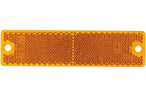 Grote 40133-5 Yellow Mini Stick-On/Screw-Mount Rectangular Reflectors