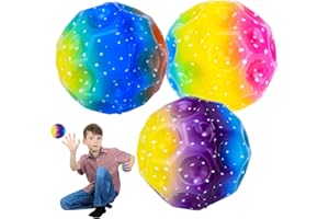 HERLLD Astro Jump Ball Moon Ball,3pcs 7cm High Jumps Rubber Space Ball Bouncing Bounciest Lightweight Foam Ball Sensory Ball Kid Toy Ball