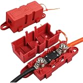 2 Pieces Mega Fuse Holder Screw-In Fuse Holder | MEGA Automotive Fuse Box for Cars, Trucks, Motorhomes, Boats, Buses