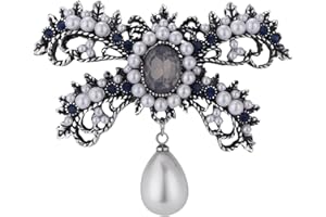 FAIRYGATE Brooch Pins for Crafting Lapel Pin Brooches Simulated Crystal Corsage