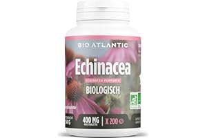 BIO ATLANTIC Bio Echinacea - 1200 mg pro Tag - 200 tabletten | Premium Naturprodukt & Rein pflanzlich