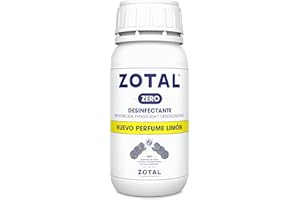 Zotal Zero Desinfectante Microbicida, Limón - 2 Recipientes de 250 ml - Total: 500 ml