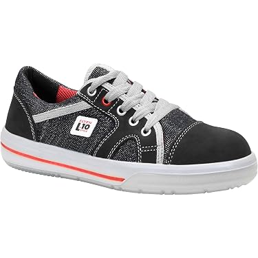 Mädchen Arbeitsschuhe Sicherheitsschuhe – Damen Sneaker Mit Stahlkappe, S1P, Rosa/schwarz