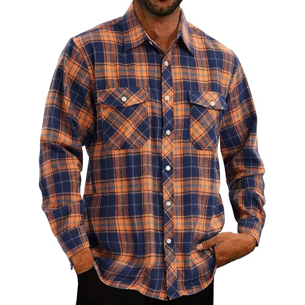 Camicia In Flanella Spessa Cromoncent Da Uomo - Maniche Lunghe, A Quadri, Bianco E Verde, Taglia 3XL