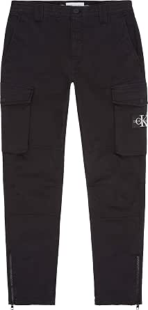 Calvin Klein Jeans Men's skinny washed cargo trousers, CK Black, 34W Short  : Amazon.de: Clothing