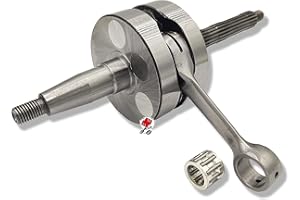 LG-MOTORS POWER ENGINEERING Cigüeñal Hombros Completo Tipo Racing Biela Cromo Motores Piaggio Gilera Aprilia 50 2T