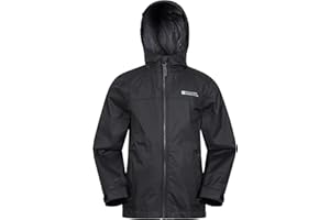 Mountain Warehouse Veste imperméable Torrent pour Enfant - Veste de Pluie à Coutures étanches - Poches zippées - Bretelles réglables - pour Voyages, Camping, randonnée