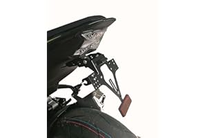 GROFATEC Kennzeichenhalter GFT EVO Set für Kawasaki z900 2017-2024 Kennzeichenträger Nummernschild kurzes Heck Heckumbau Porta Targa Z900 kawa