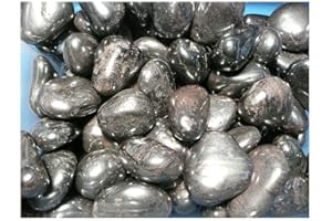 VIVES CORTADA Rodados de Hematite (Pack de 250 gr) 4x4 cm Minerales y Cristales, Belleza energética, Meditacion, Amuletos Espirituales