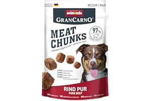 GRANCARNO Animonda Vom Feinsten Meat Chunks Karma Psów, Wołowina, 80 g