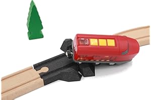 Locorico - ¡El carril que hace descarriar! Para Tren de Madera Compatible Brio