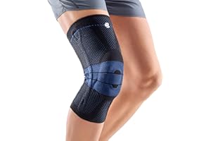 ‎BAUERFEIND BAUERFEIND Kniebandage GenuTrain Unisex zur Entlastung, Stabilisierung und Aktivierung, Schwarz, Gr.- 4, 1 Stück (1er Pack)