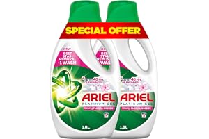 Ariel Floral Breeze Laundry Detergent Power Gel 1.8L x 2, Dual Pack