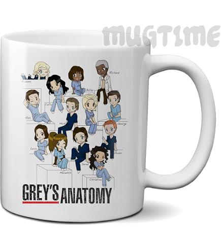 Mugtime (TM) - Grey's Anatomy Signatures Tea Coffee Mug Cup Ceramic 330ml  11oz : Amazon.co.uk: Home & Kitchen