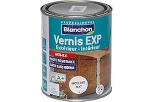 BLANCHON - Vernis EXP bois intérieurs/extérieurs incolore mat 1 litre - 04103713