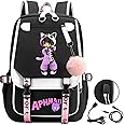 XKUN Backpacks Aphmau Schoolbag Character Comic Game Travel Casual Notebook Backpack Backpack