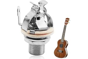 LTTEEA Full-contact Output Jack Socket 4-Contact Stereo Jack with Washer and Nut Solder Type for Guitar/Bass Speakers Footswitch Audio Amplifier Instruments Silver