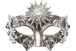Lilwemen Ancient Greek Spartan Warrior Roman Masquerade Mask Men Venetian Mask Wedding Ball Mask Mardi Gras Mask Wedding Ball Mask Burlesque Ball Party