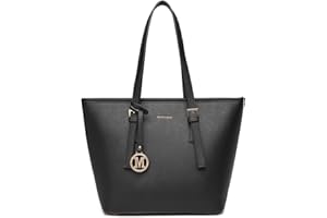 Miss Lulu Borsa Tote Donna Università Grande, Elegante Mano Bag Maniglia Regolabile, PU Pelle per Viaggi, Lavoro e Scuola