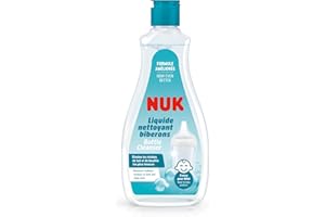 NUK Baby Bottle Cleanser | 500 ml | Ideal for Cleaning Baby Bottles, Teats & Accessories | Fragrance Free | pH Neutral | 100% Recycled Bottle