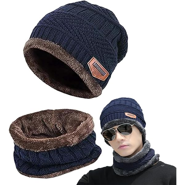 Cappello Con Sciarpa Integrata Invernale - Maglia Calda Per Uomo E Donna, Ideale Per Sport - Foto 7