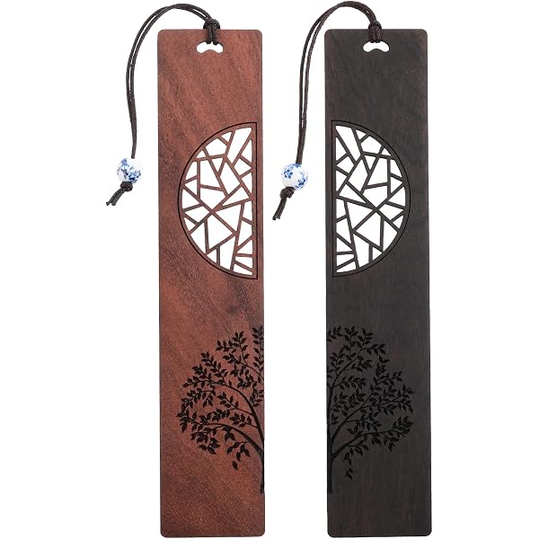 Porte-livres En Bois (marque-page De Pouce) - Lot De 2, Hêtre Naturel | Pour Lecteurs, Enseignants, Mains Libres