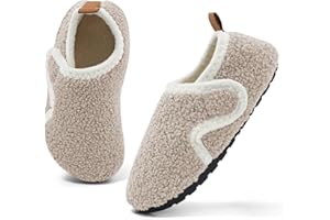 MK MATT KEELY Chaussons Enfant Chaud Pantoufle Antidérapant Hiver Garçons Filles Chaussures Maison Peluche