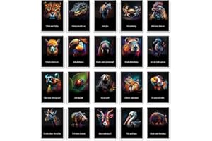 papeal Spirit Animals Daily Affirmation Cards od metaFox - Animal Art Postcards - do wykorzystania jako karty afirmacyjne, karty rozpoznawcze, karty zachęty, karty motywacyjne