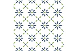 JOLIHOME Niebieska i biała tapeta z wzorem diamentowym papier kontaktowy odklejanie i przyklejanie naklejki ścienne samoprzylepna tylna strona tworzywo sztuczne folia winylowa rolka do kuchni sypialni salonu 44 x 500 cm