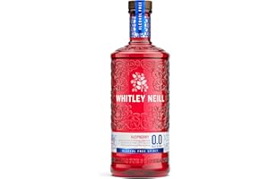 Whitley Neill Raspberry Alcohol Free 0.0% Gin 70cl