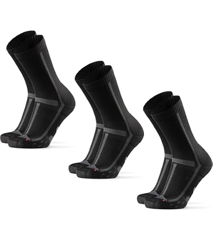 5 Paires Chaussettes Running DANISH ENDURANCE - Anti-Ampoules, Soutien Voûte Plantaire