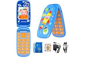 Tosaju 2G Kinder Handy mit Kamera Tragbar Kindertelefon zum Telefonieren Kinderhandy Einfach Handy für Kinder mit SOS Funktion Bildschirm 1.77 Zoll Blau