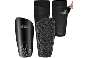 ‎NORTHDEER Northdeer Kinder Herren Schienbeinschoner inkl. Stutzen mit Optimierter Einstecktasche - Schienbeinschoner Fußball zum Einschieben