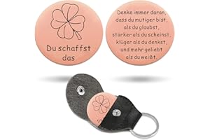 PulangRen Glücksbringer, Adventskalender Füllung, Du Schaffst Das Geschenk, Glücksbringer Schulanfang, Schulanfang Geschenke, Glücksbringer Prüfung, Pocket Hug Motivationsgeschenke (STYLE-D)