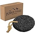 Pumice Valley Stone - Natural Earth Lava Stone Black - Callus Remover for Feet Heels and Palm - Pedicure Exfoliation Tool - Corn Remover - Dry Dead Skin Scrubber - Health Foot Care