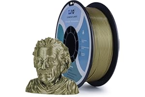 ZIRO Filamento para Impresora 3D PLA PRO Metal Series 1.75 1KG (2.2lbs), Precisión Dimensional +/- 0.03mm, Bronce